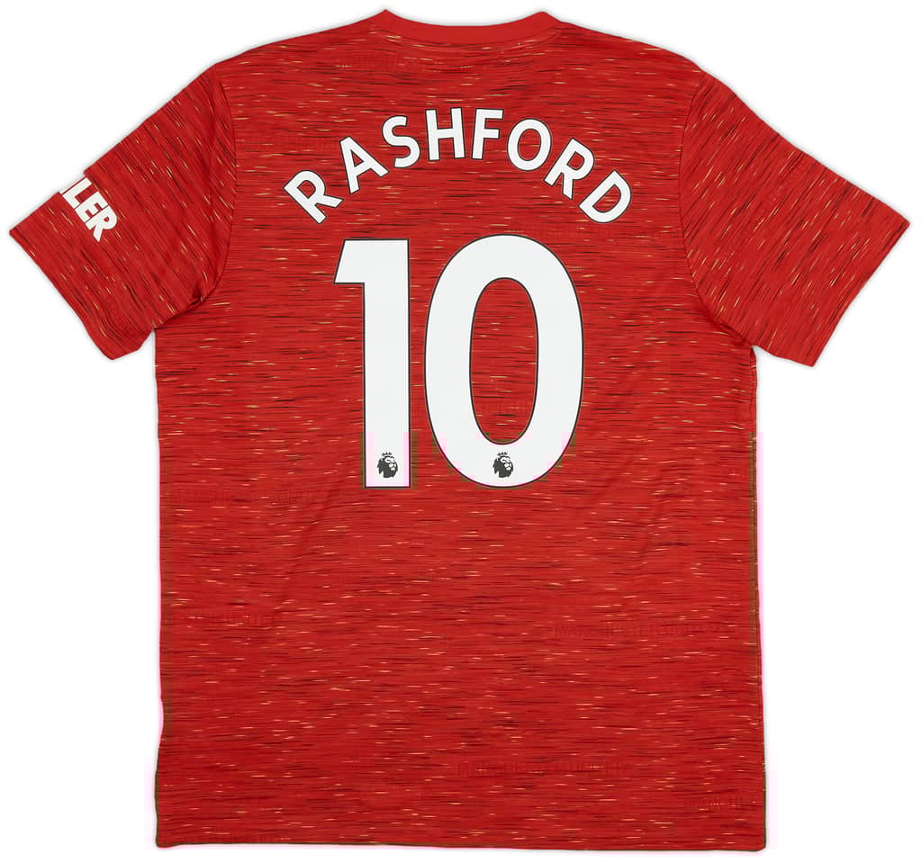 2020-21 Manchester United Home Shirt Rashford #10 - 7/10 - (L)