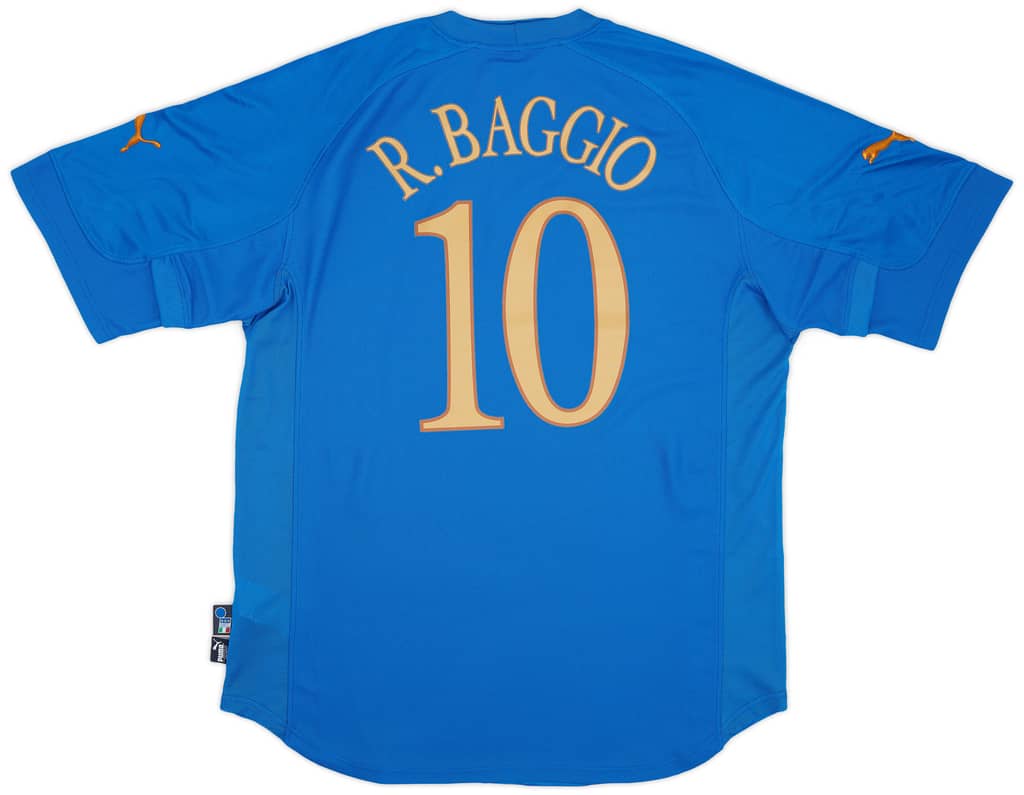 2004-06 Italy Home Shirt Baggio #10 (XXL)