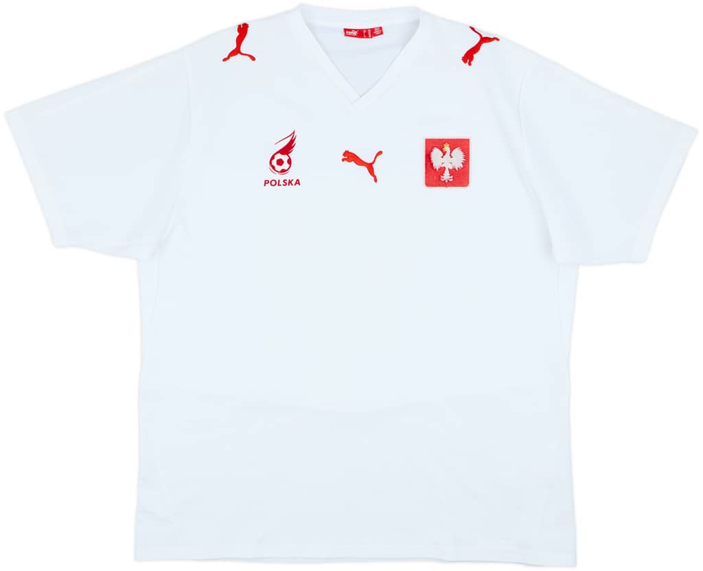 2008 Poland Basic Home Shirt - 5/10 - (XXL)
