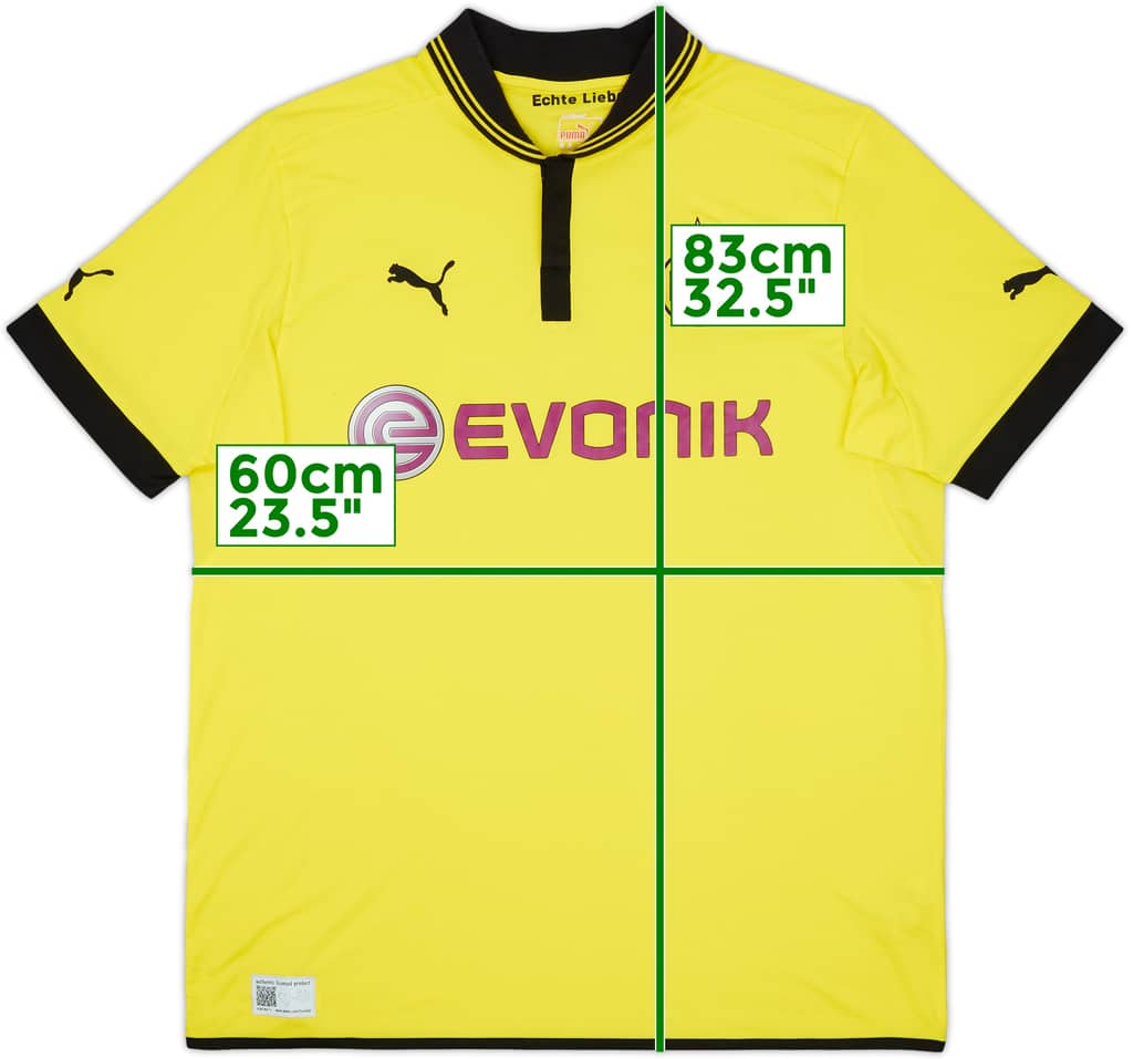 2012-13 Borussia Dortmund Home Shirt - 8/10 - (XXL)