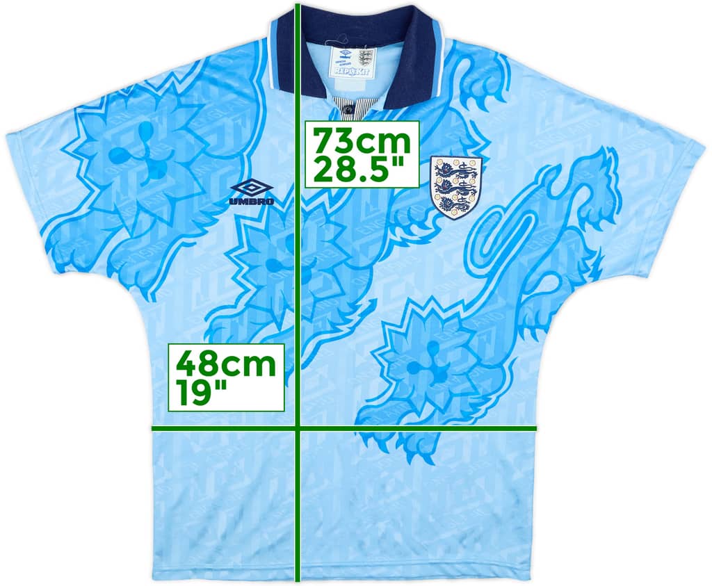 1992-93 Inglaterra Tercera Camiseta - 7/10 - (M)
