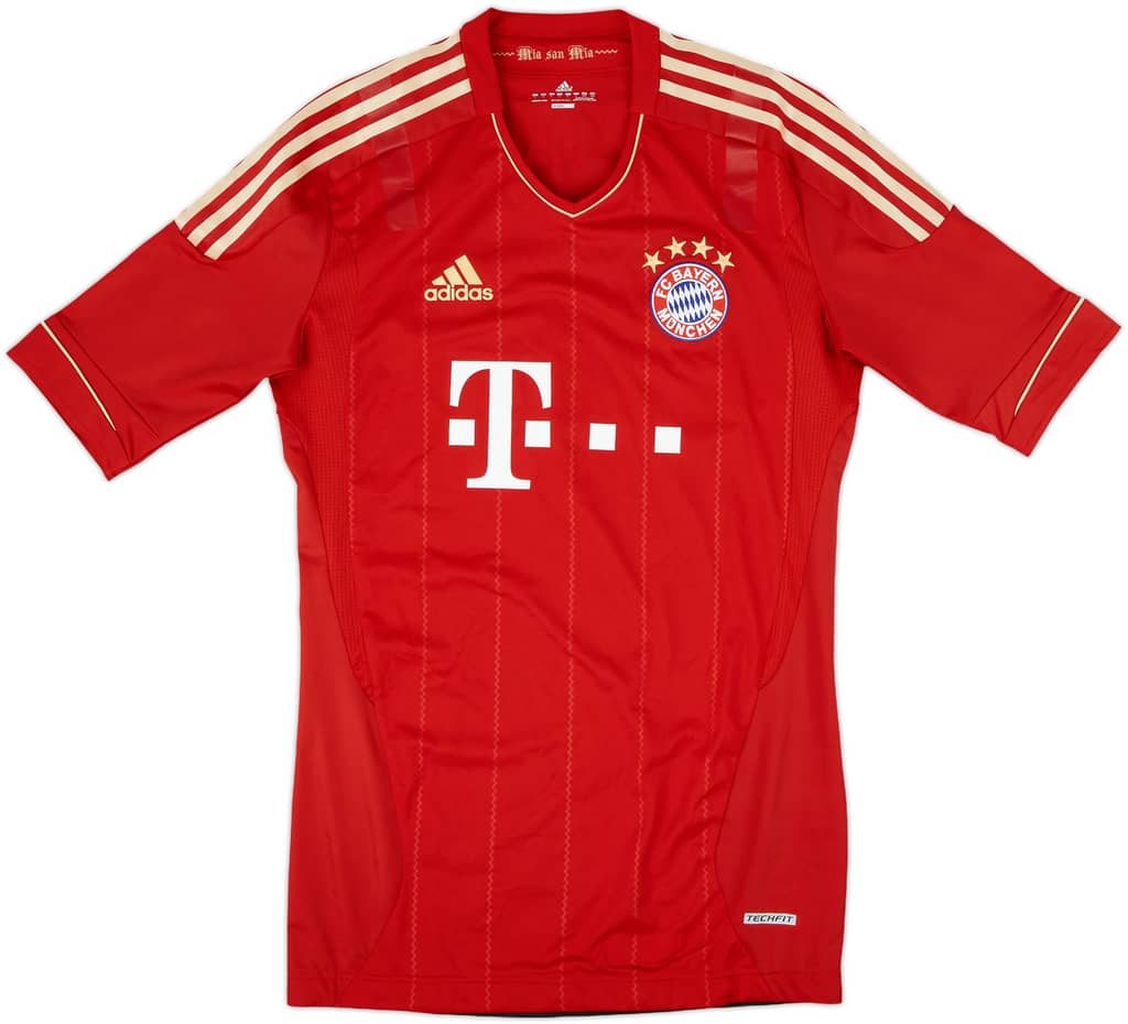 2011-13 Bayern Munich Player Issue TechFit Home Shirt - 5/10 - (L)