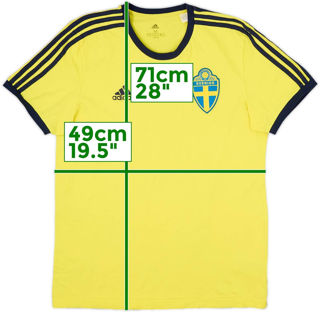 2020-21 Sweden adidas Cotton Tee - 8/10 - (M)