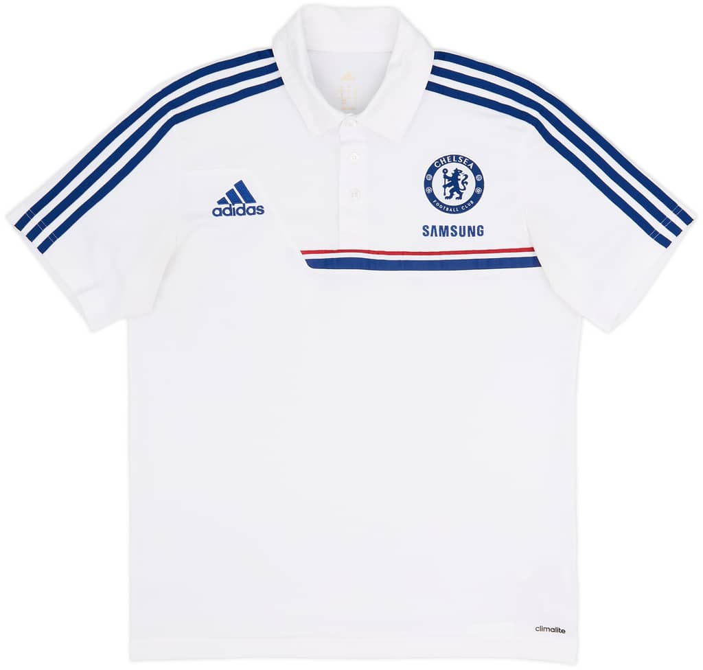 2013-14 Chelsea adidas Polo Shirt - 8/10 - (M)