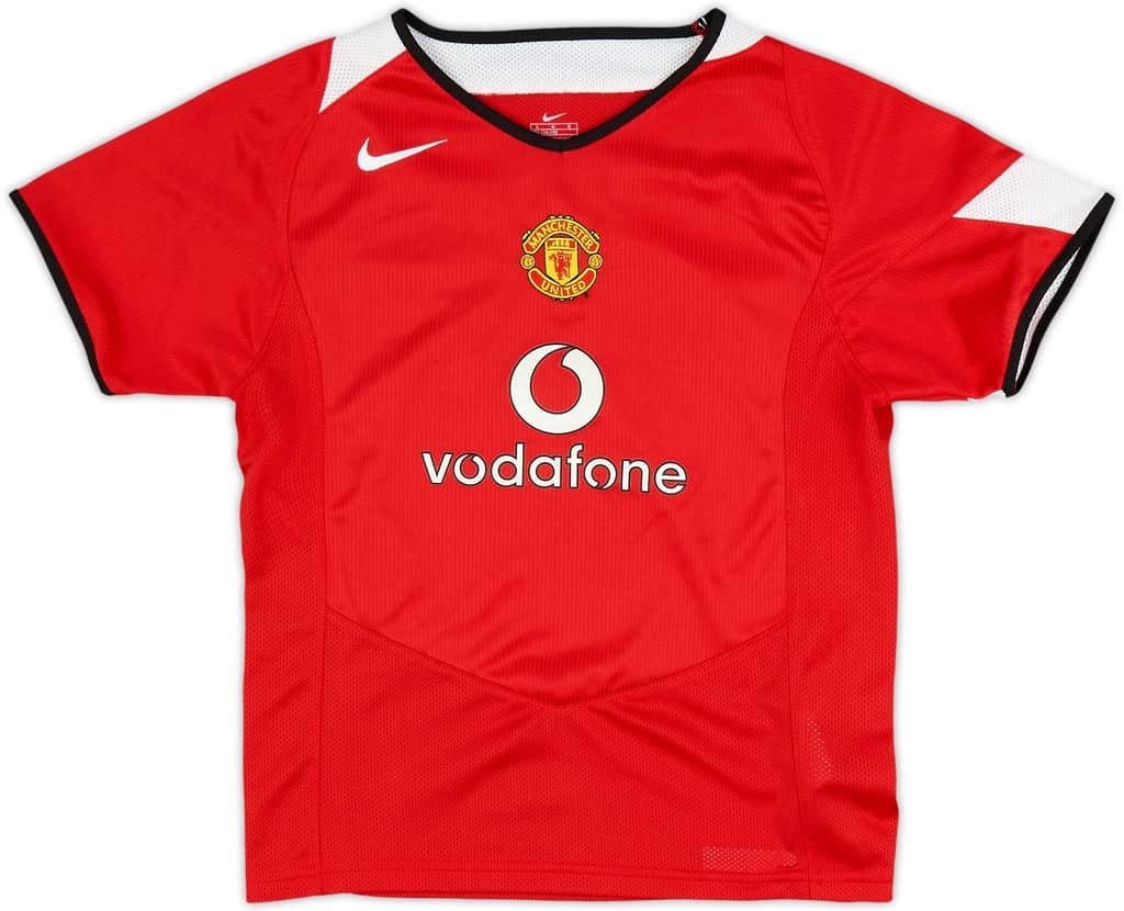 2004-06 Manchester United Home Shirt - 10/10 - (4-5 Years)