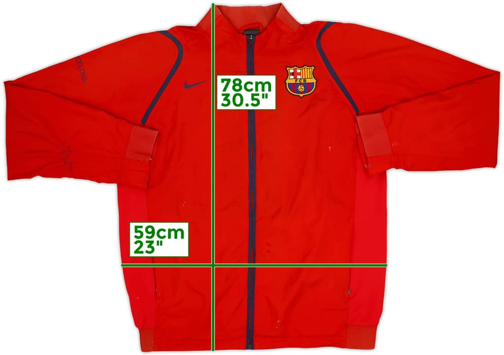 2006-07 Barcelona Nike Track Jacket - 6/10 - (XL)