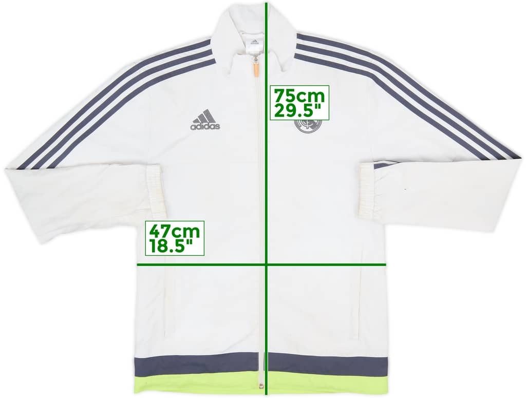 2015-16 Real Madrid adidas Track Jacket - 5/10 - (S)