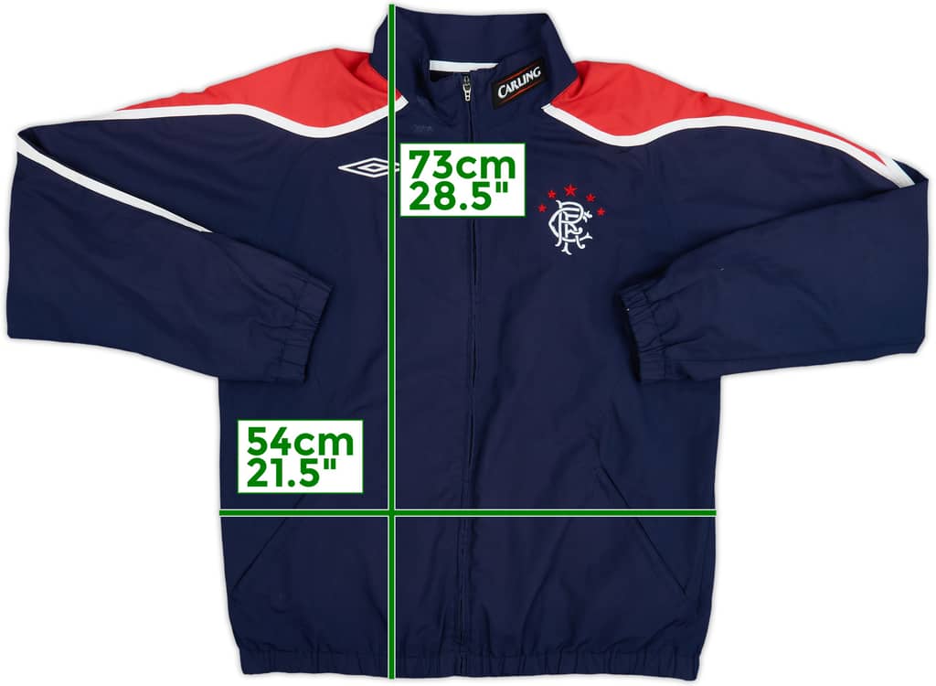 2007-08 Rangers Umbro Track Jacket - 5/10 - (M)
