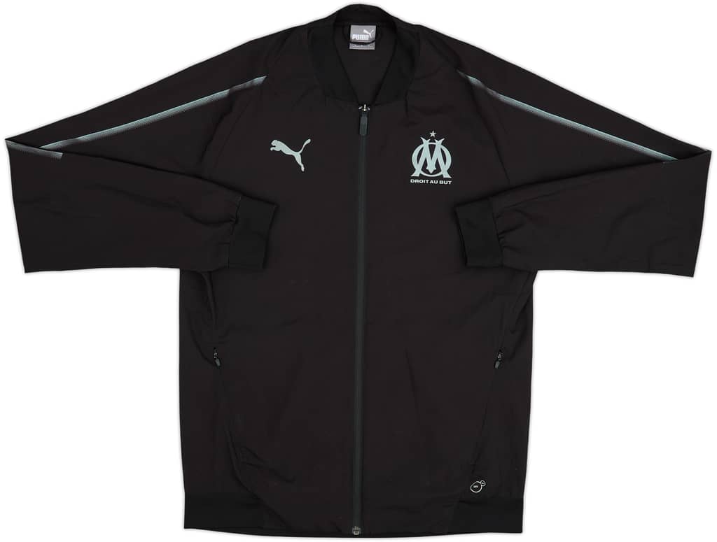 2018-19 Olympique Marseille Puma Track Jacket - 8/10 - (M)