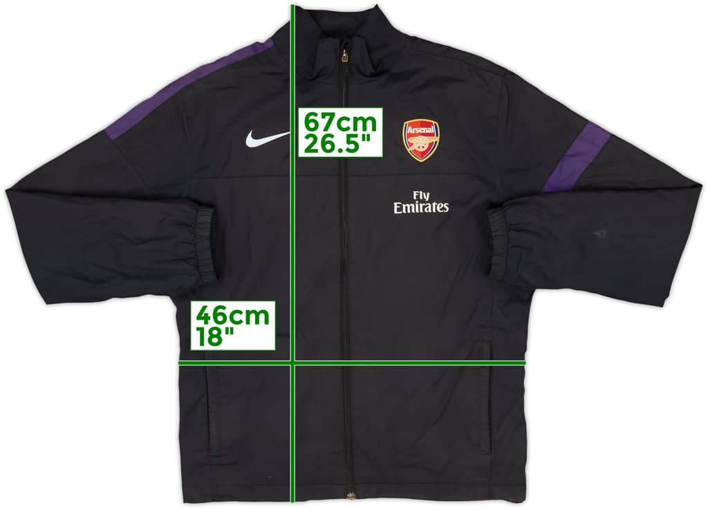 2012-13 Arsenal Nike Track Jacket - 4/10 - (XL.Boys)