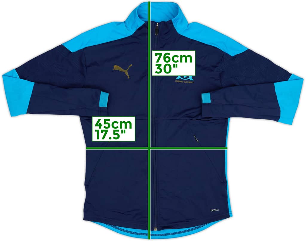 2019-20 Olympique Marseille Puma Track Jacket - 7/10 - (S)