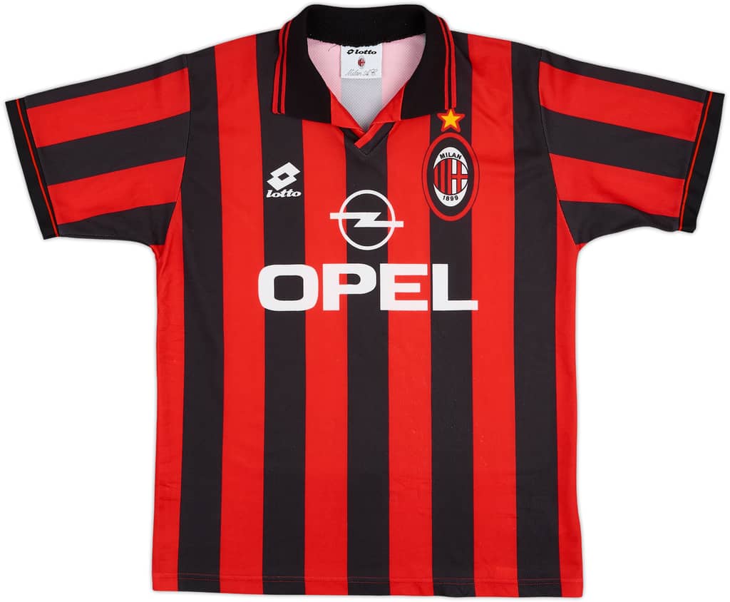 1996-97 AC Milan Home Shirt - 8/10 - (L)