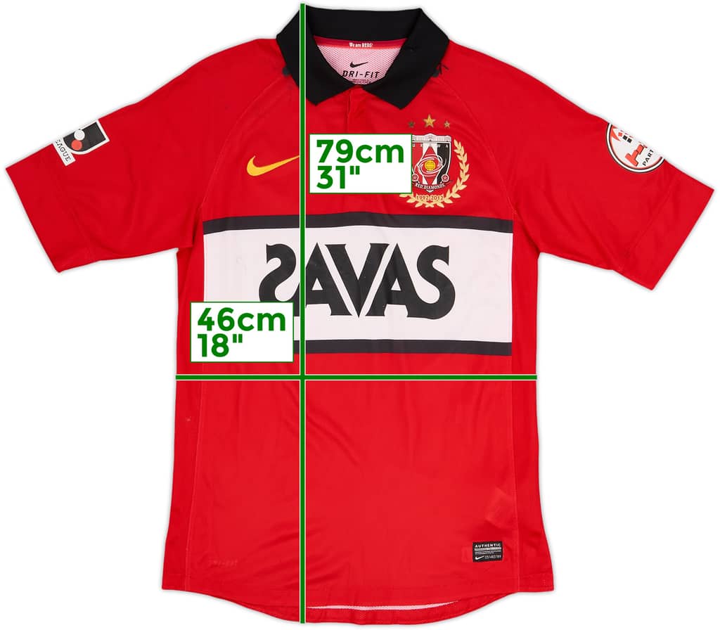 2012 Urawa Red Diamonds Home Shirt - 5/10 - (L)