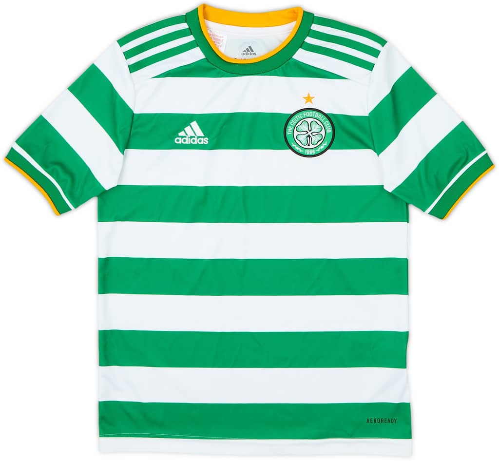 2020-21 Celtic Home Shirt - 10/10 - (S.Boys)