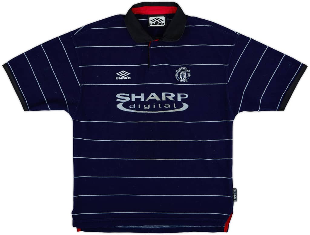 1999-00 Manchester United Away Shirt - 7/10 - (L.Boys)
