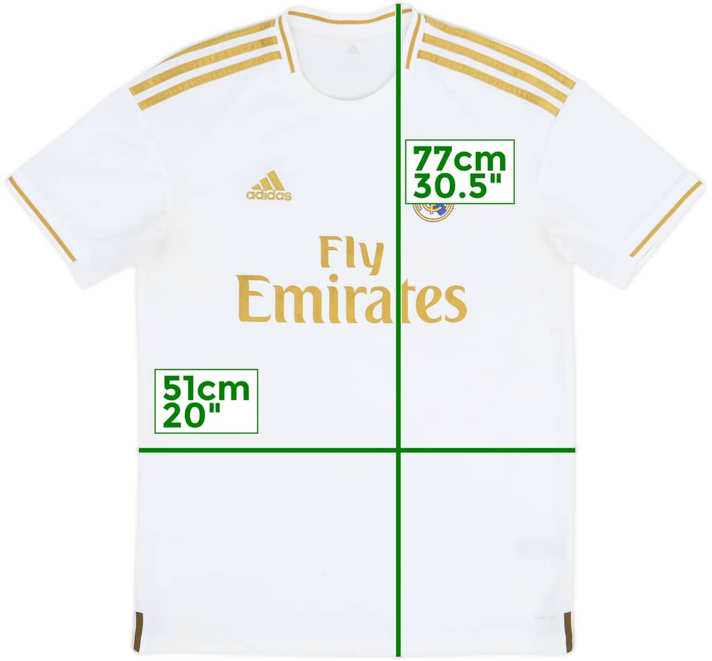 2019-20 Real Madrid Home Shirt - 5/10 - (M)