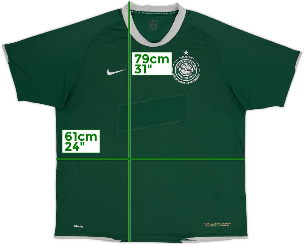 2007-08 Celtic Away Shirt - 4/10 - (XL)