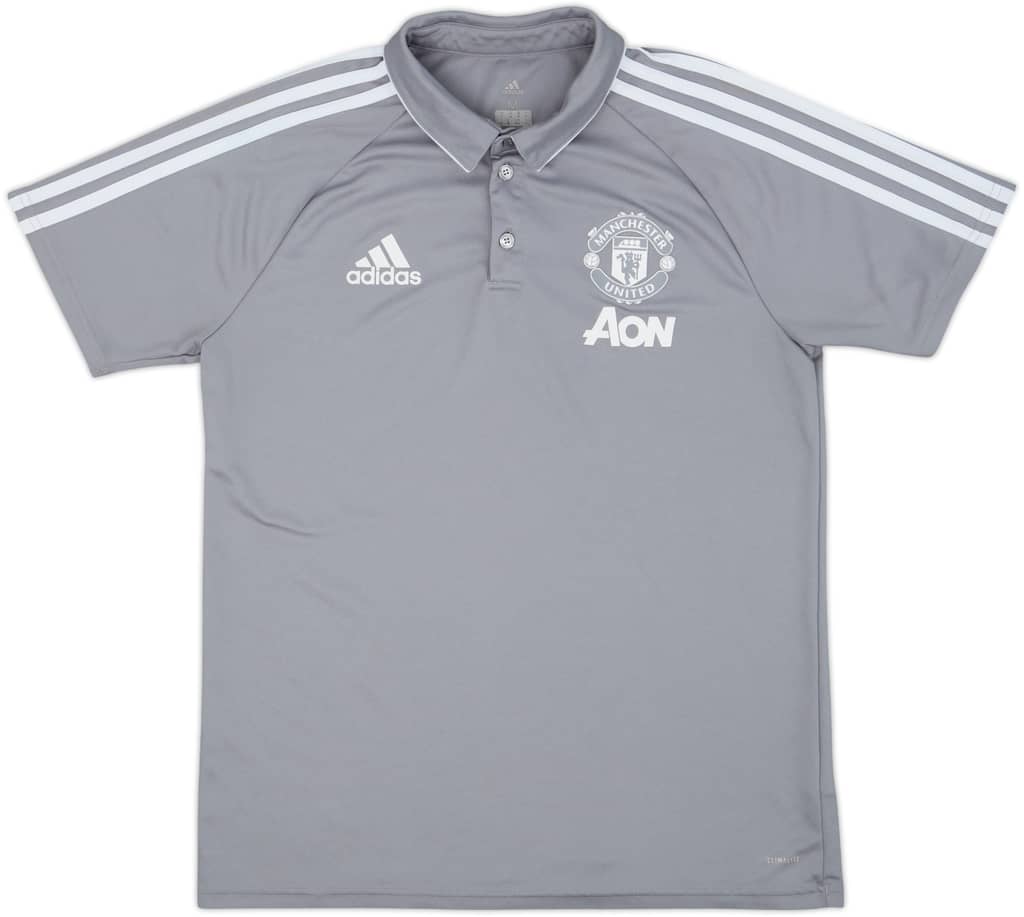 2017-18 Manchester United adidas Polo Shirt - 9/10 - (M)