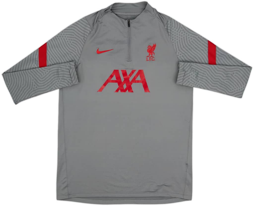 2020-21 Liverpool Nike 1/4 Zip Drill Top - 7/10 - (L)