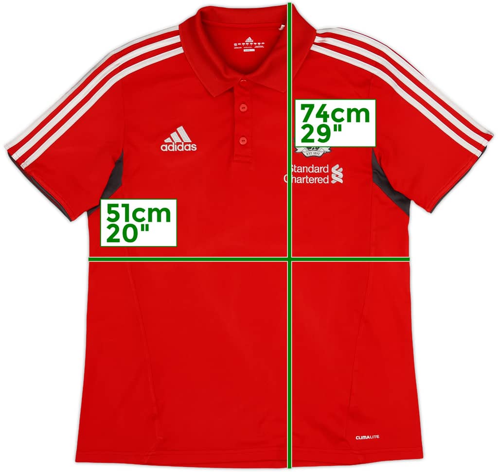 2011-12 Liverpool adidas Polo Shirt - 10/10 - (L)