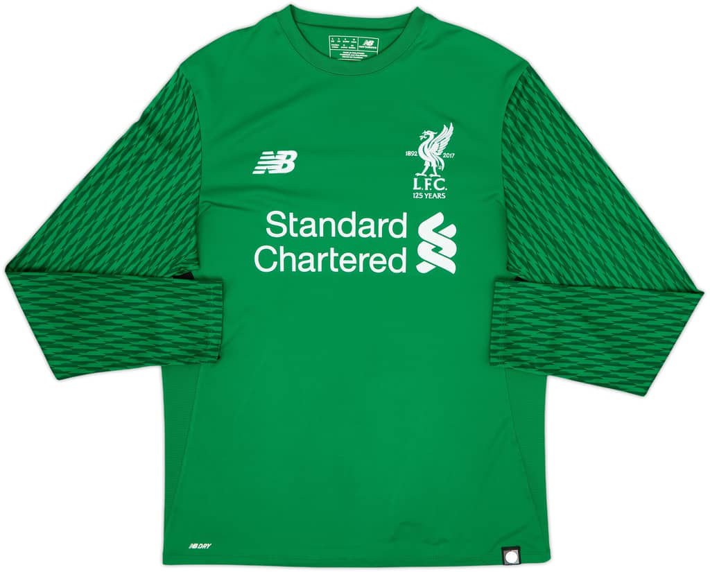 2017-18 Liverpool '125 Years' GK Shirt - 10/10 - (S)