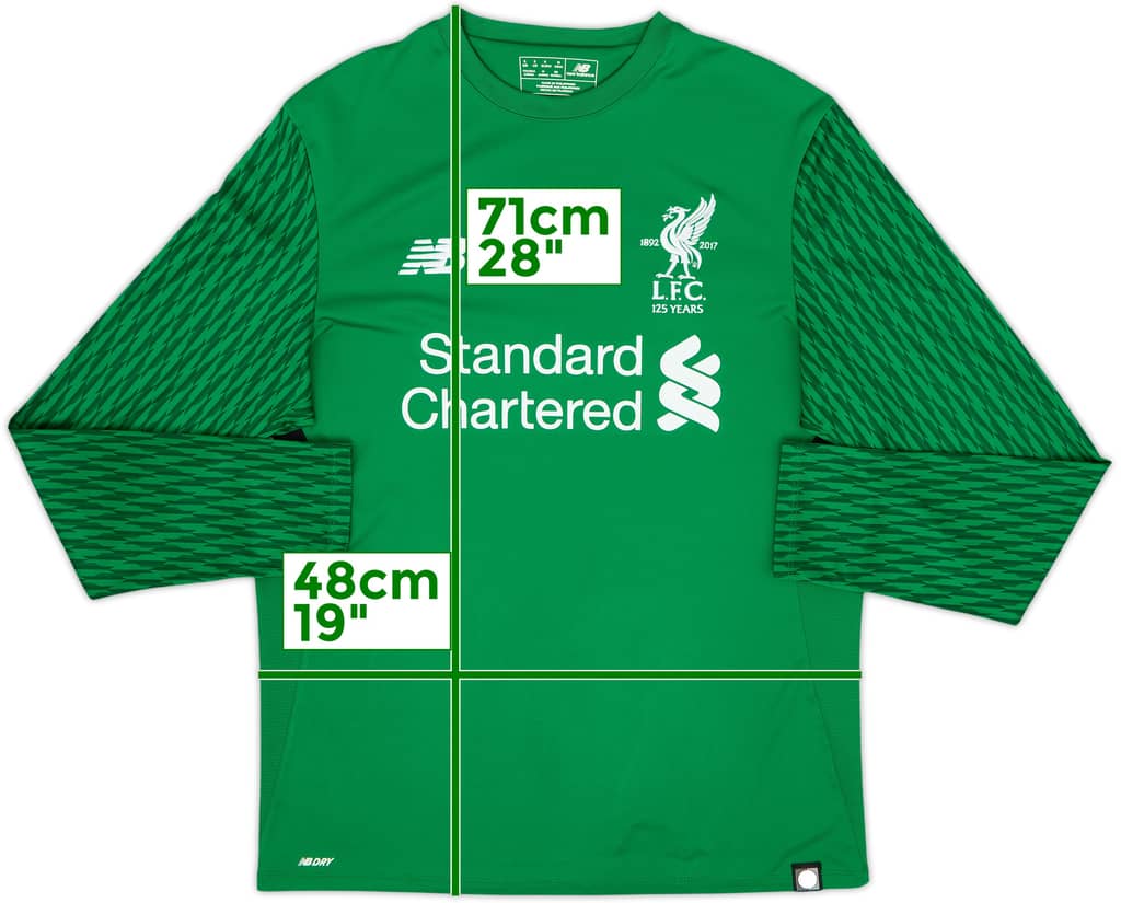 2017-18 Liverpool '125 Years' GK Shirt - 10/10 - (S)