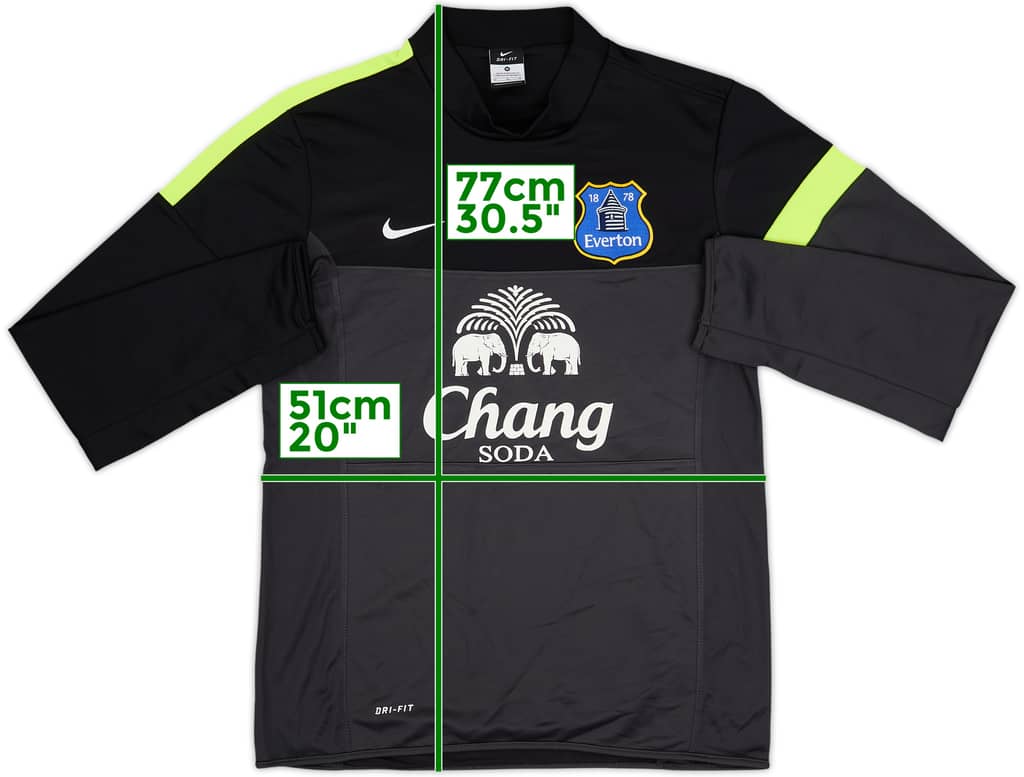 2013-14 Everton Nike Sweat Top - 8/10 - (M)