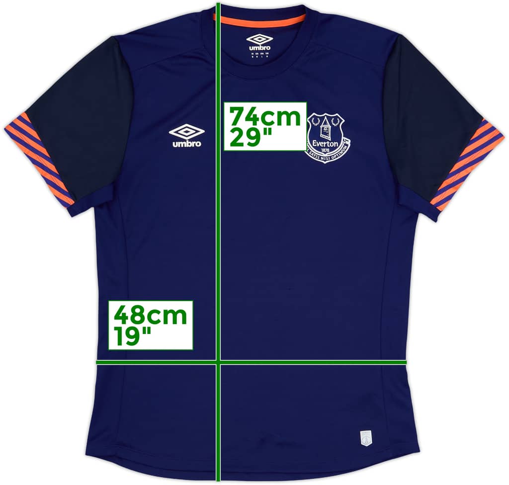 2016-17 Everton Umbro Training Shirt - 8/10 - (M)