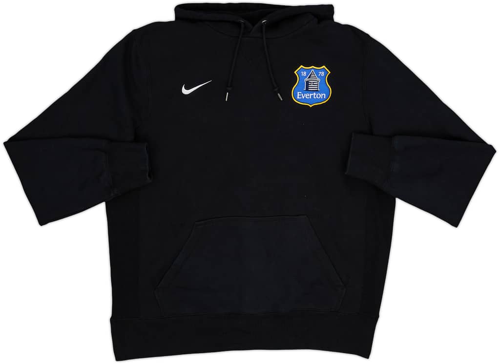 2013-14 Everton Nike Hooded Sweat Top - 9/10 - (L)