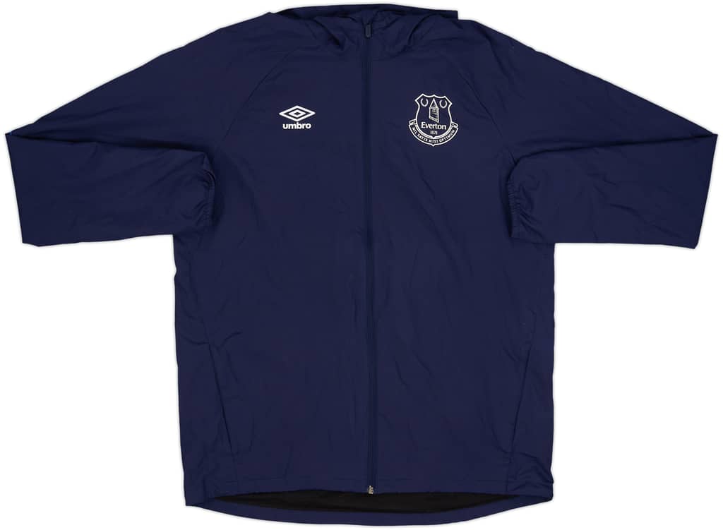 2018-19 Everton Umbro Hooded Rain Jacket - 10/10 - (L)