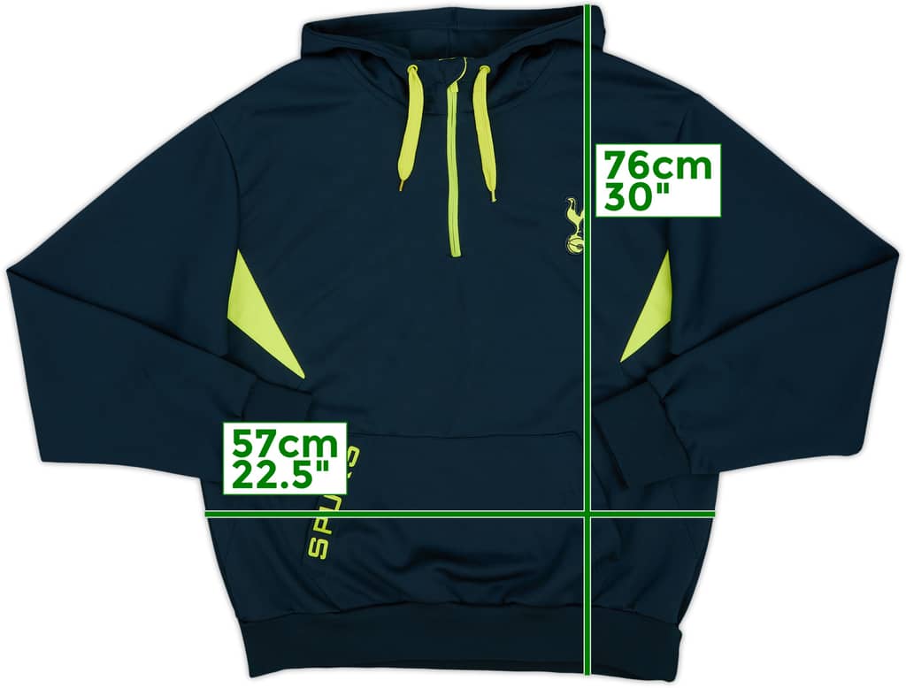 2020s Tottenham 1/4 Zip Hooded Sweat Top - 9/10 - (L)