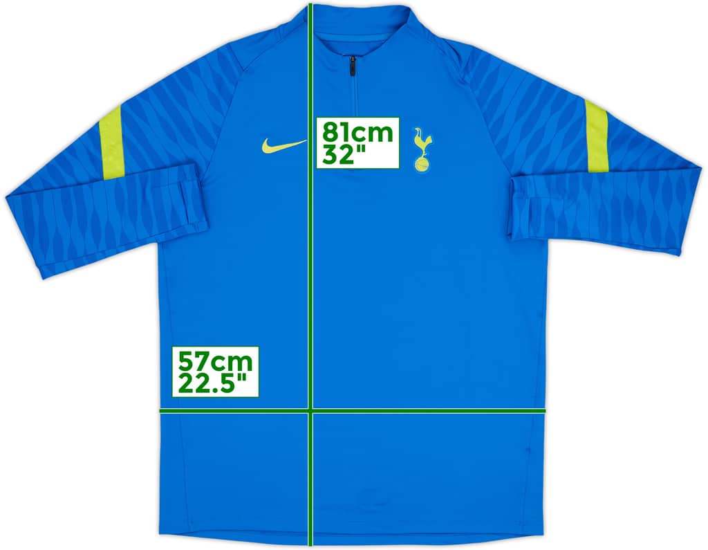 2021-22 Tottenham Nike 1/4 Zip Drill Top - 10/10 - (XL)