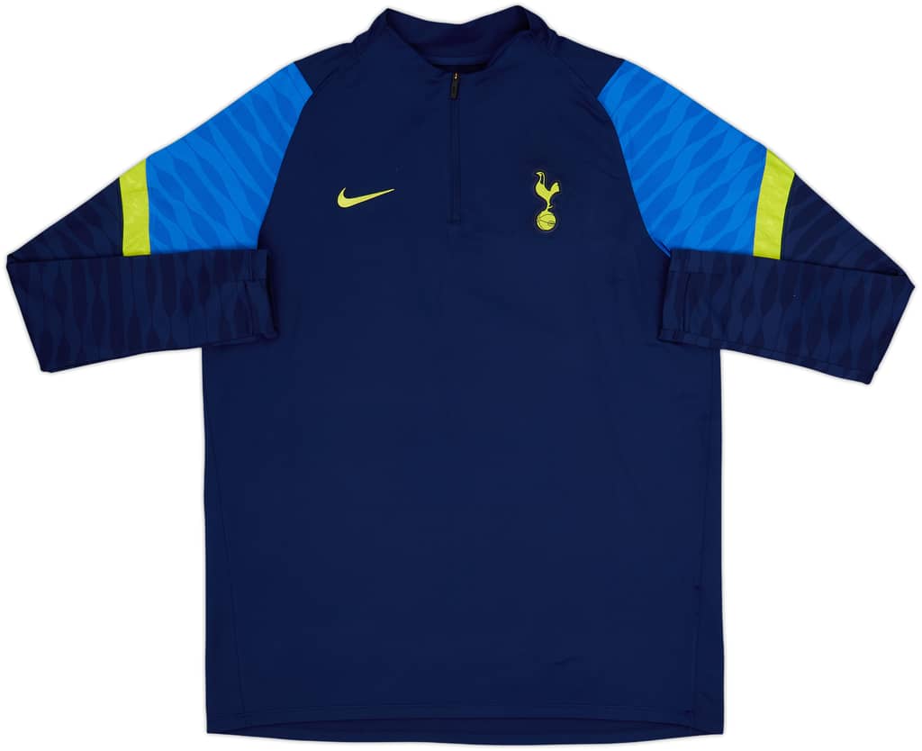 2021-22 Tottenham Nike 1/4 Zip Drill Top - 7/10 - (XL)