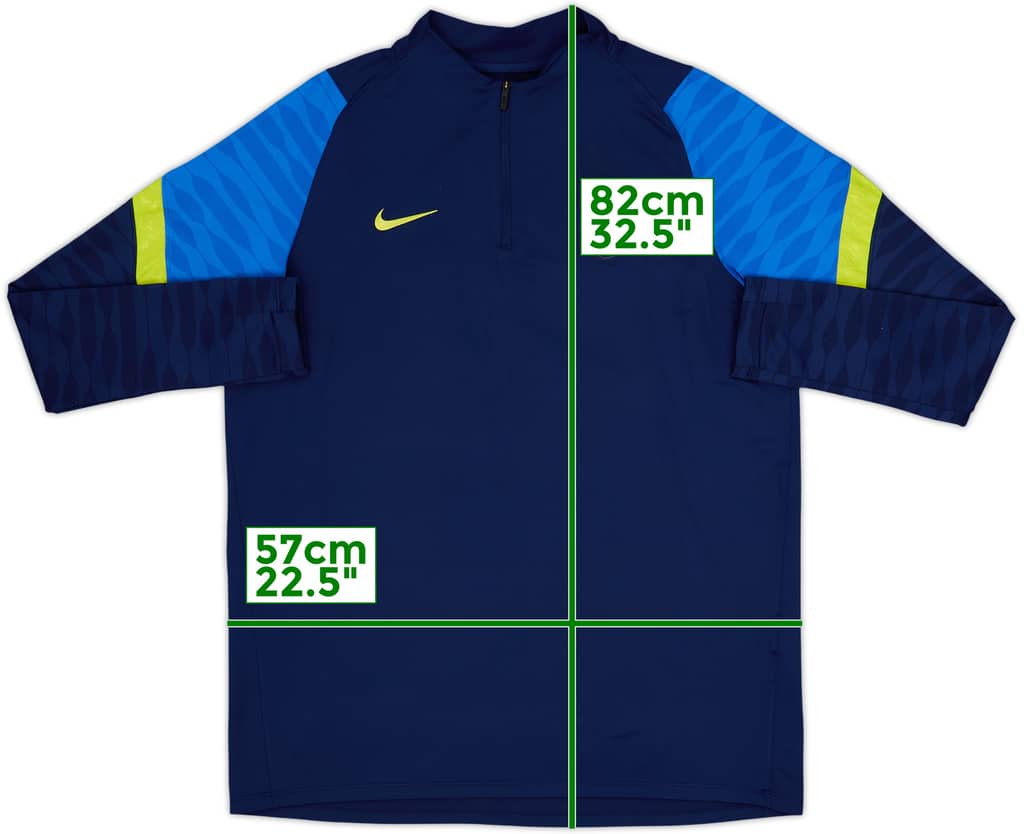 2021-22 Tottenham Nike 1/4 Zip Drill Top - 7/10 - (XL)