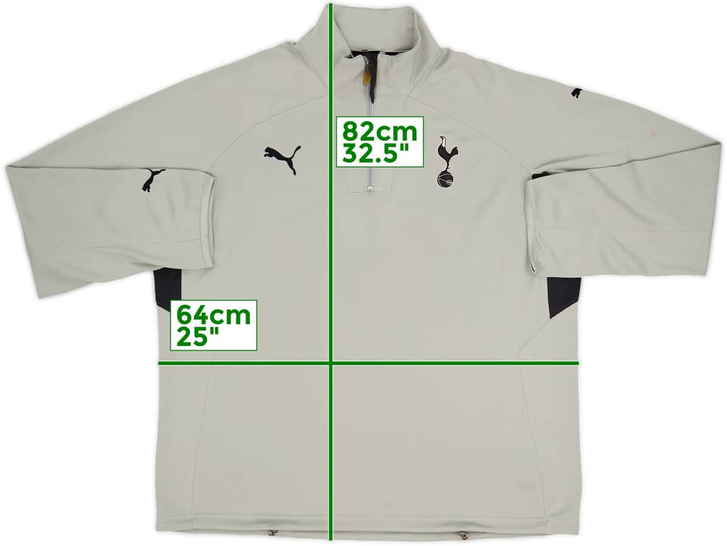 2009-10 Tottenham Puma 1/4 Zip Drill Top - 8/10 - (XL)