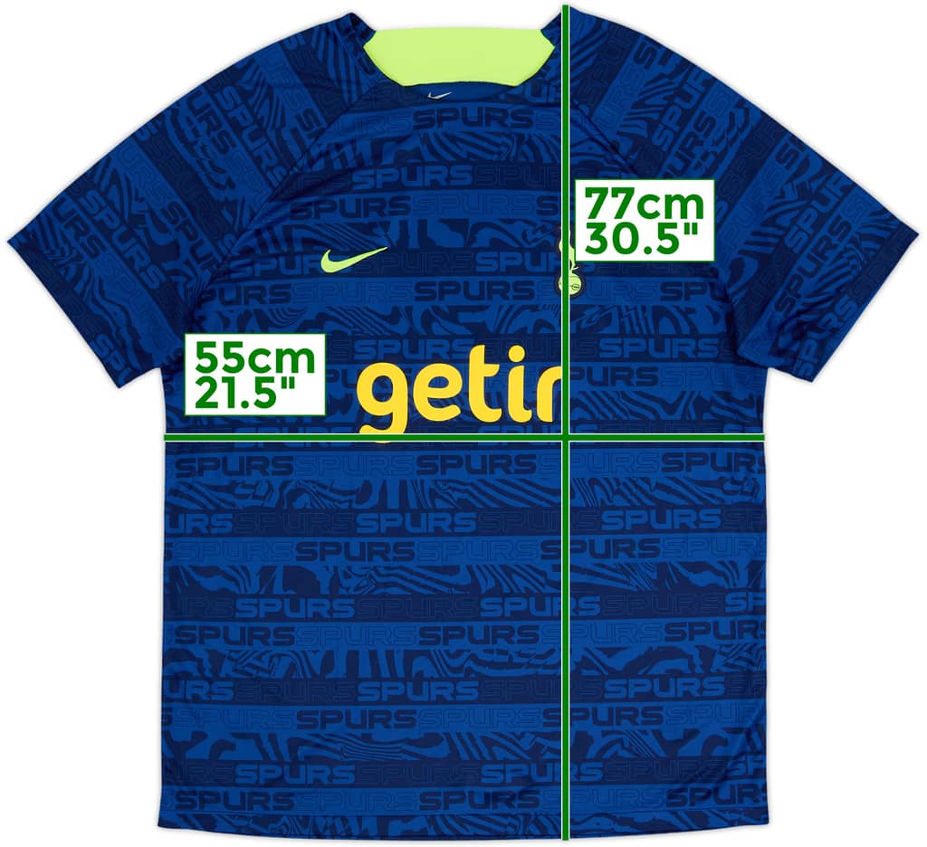 2022-23 Tottenham Nike Camiseta de entrenamiento - 10/10 - (XL)