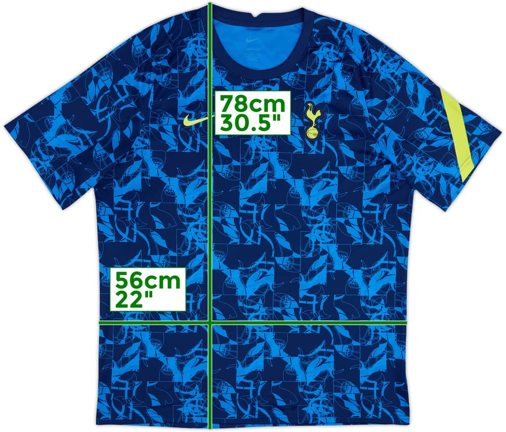 2021-22 Tottenham Nike Training Shirt - 8/10 - (XL)