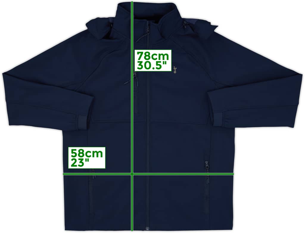 2010s Tottenham Hooded Rain Jacket - 7/10 - (XL)