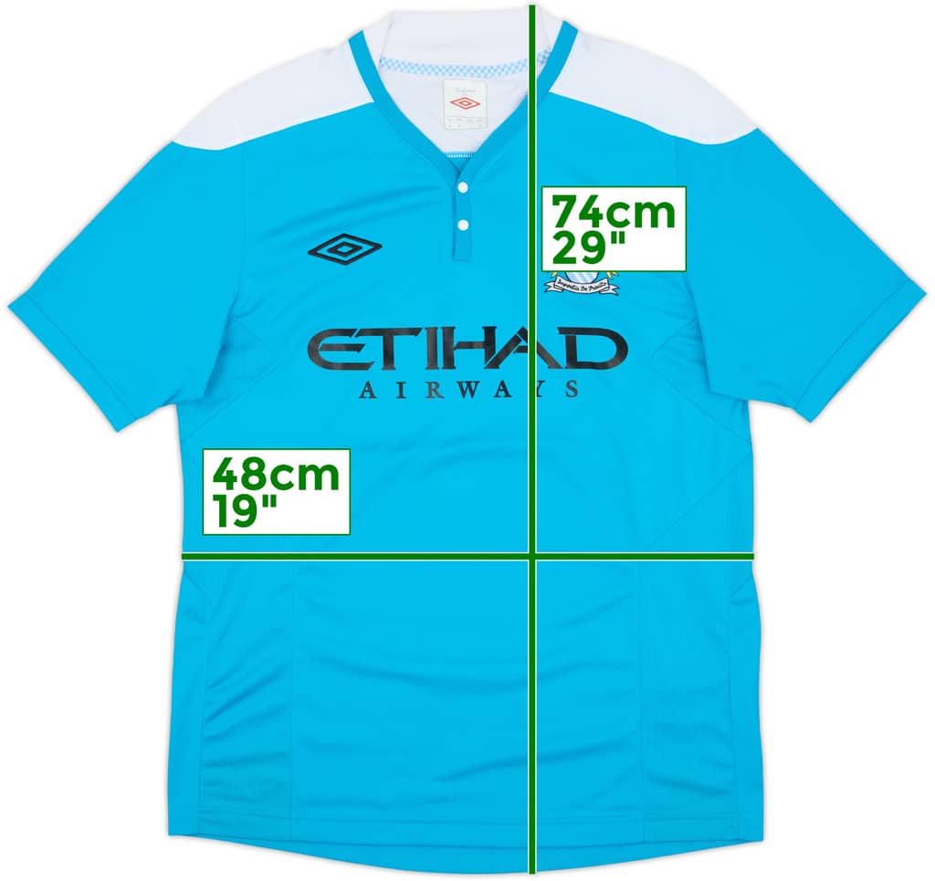 2011-12 Manchester City Umbro Training Shirt - 7/10 - (M)