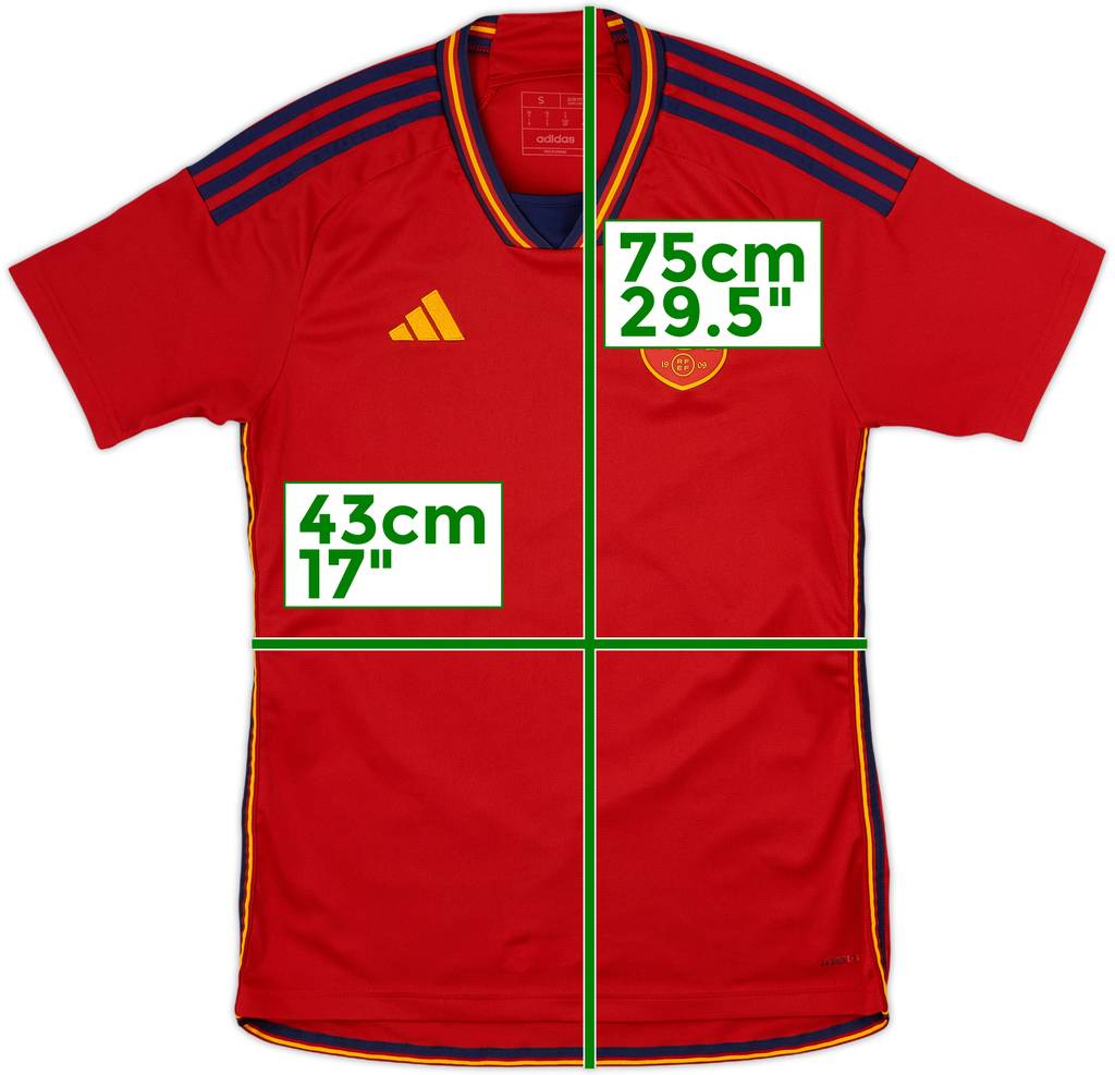 2022-23 Spain Home Shirt - 9/10 - (S)