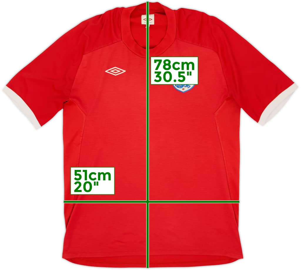 2010-11 England Away Shirt - 5/10 - (L)