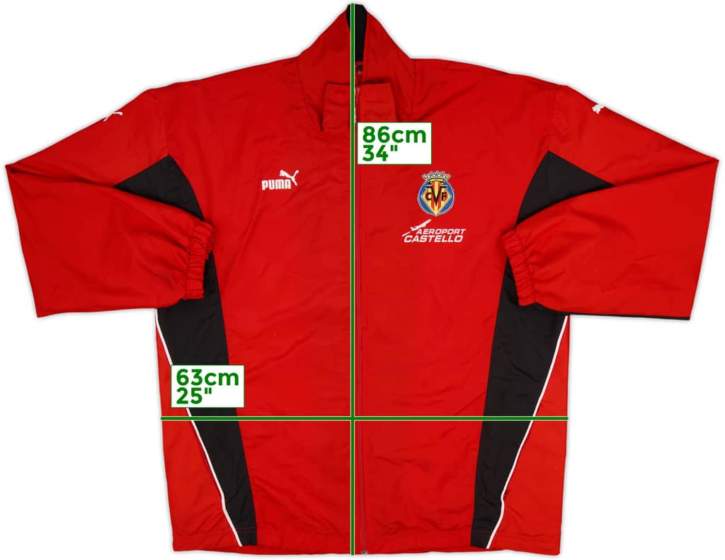 2010-11 Villarreal Puma Track Jacket - 7/10 - (L)