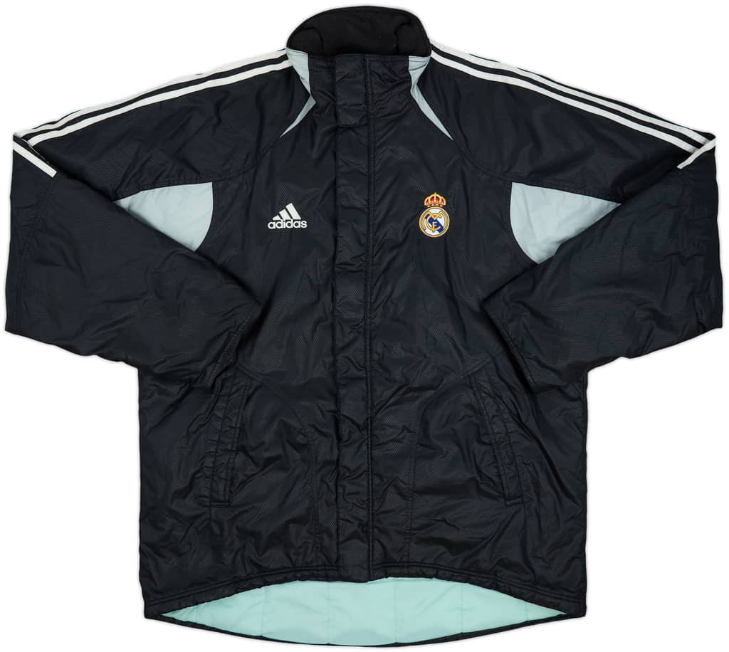 2004-05 Real Madrid adidas Padded Bench Coat - 7/10 - (XL)