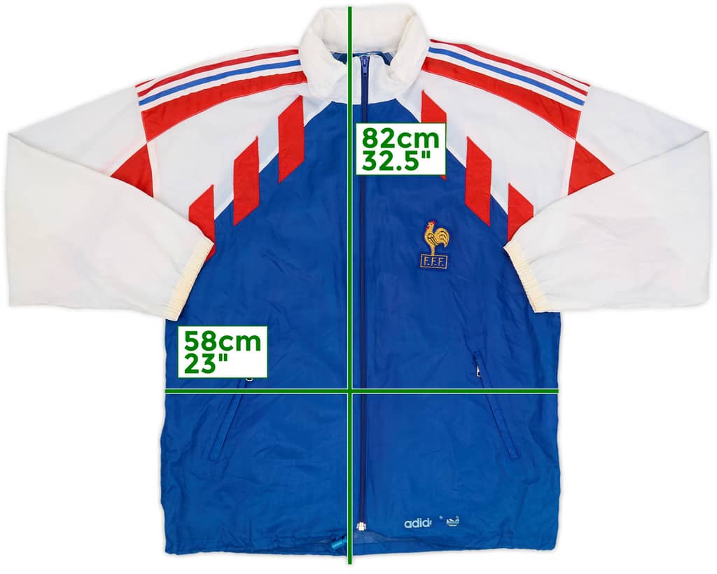 1990-92 France adidas Rain Jacket - 7/10 - (M/L)