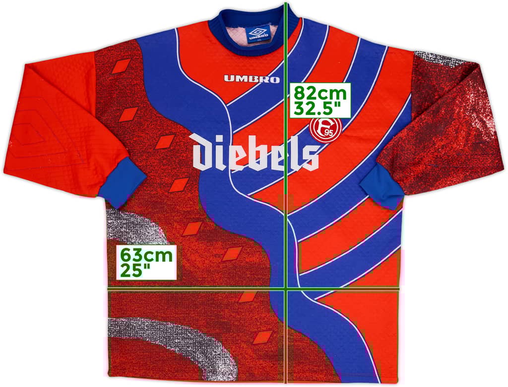 1996-98 Umbro GK Template Shirt (Fortuna Dusseldorf) - 8/10 - (XXL)
