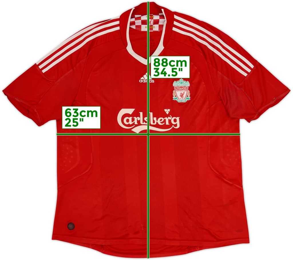 2008-10 Liverpool Home Shirt - 5/10 - (XXL)