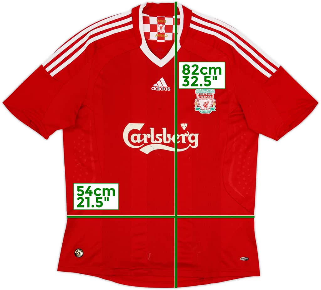2008-10 Liverpool Home Shirt - 4/10 - (L)
