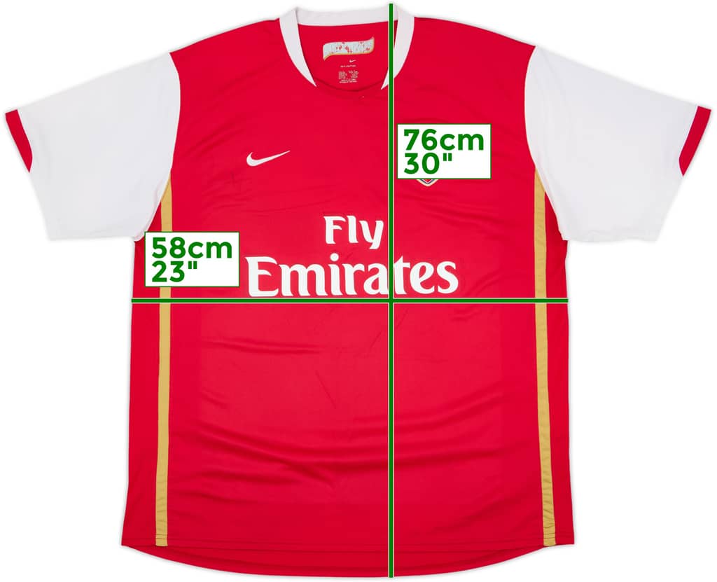 2006-08 Arsenal Home Shirt - 5/10 - (XL)