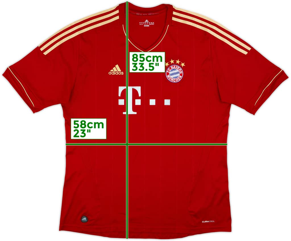2011-13 Bayern Munich Home Shirt - 5/10 - (XXL)