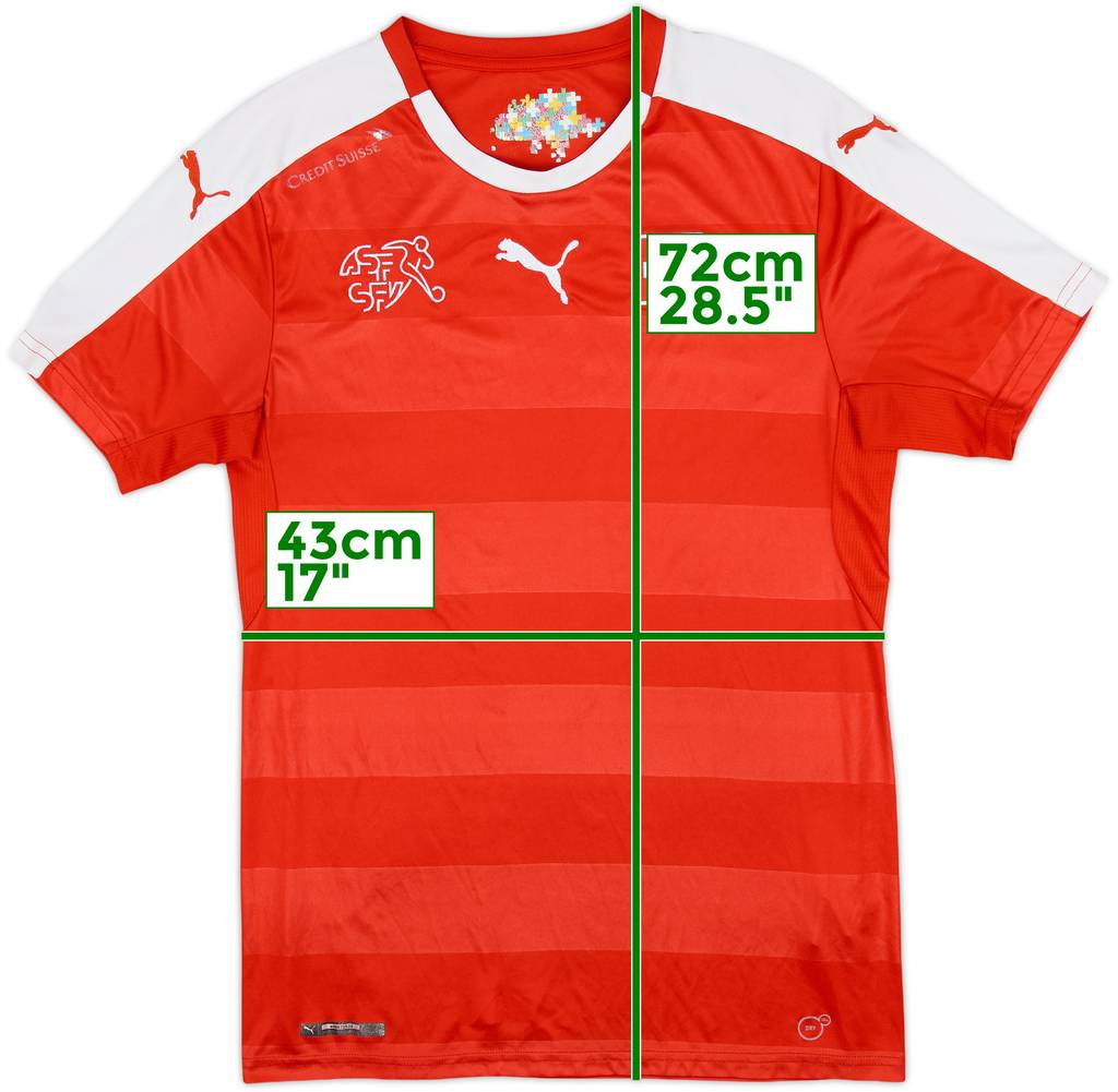 2016-17 Switzerland Home Shirt - 6/10 - (S)